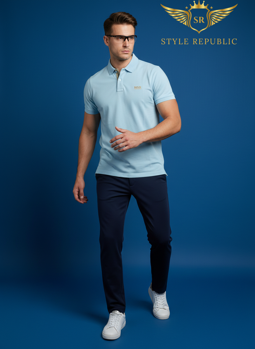Boss Polo Sky Blue